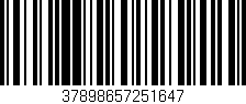 Código de barras (EAN, GTIN, SKU, ISBN): '37898657251647'