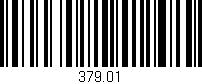 Código de barras (EAN, GTIN, SKU, ISBN): '379.01'