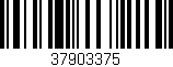 Código de barras (EAN, GTIN, SKU, ISBN): '37903375'