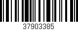 Código de barras (EAN, GTIN, SKU, ISBN): '37903385'