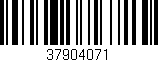 Código de barras (EAN, GTIN, SKU, ISBN): '37904071'