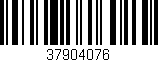Código de barras (EAN, GTIN, SKU, ISBN): '37904076'