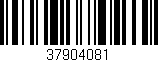 Código de barras (EAN, GTIN, SKU, ISBN): '37904081'