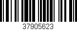 Código de barras (EAN, GTIN, SKU, ISBN): '37905623'