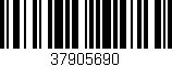 Código de barras (EAN, GTIN, SKU, ISBN): '37905690'