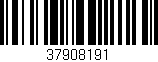 Código de barras (EAN, GTIN, SKU, ISBN): '37908191'