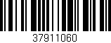 Código de barras (EAN, GTIN, SKU, ISBN): '37911060'
