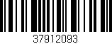 Código de barras (EAN, GTIN, SKU, ISBN): '37912093'
