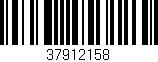 Código de barras (EAN, GTIN, SKU, ISBN): '37912158'
