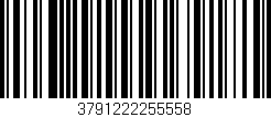 Código de barras (EAN, GTIN, SKU, ISBN): '3791222255558'