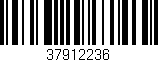 Código de barras (EAN, GTIN, SKU, ISBN): '37912236'
