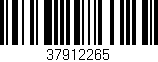 Código de barras (EAN, GTIN, SKU, ISBN): '37912265'