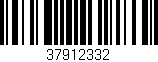 Código de barras (EAN, GTIN, SKU, ISBN): '37912332'