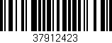 Código de barras (EAN, GTIN, SKU, ISBN): '37912423'