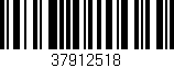 Código de barras (EAN, GTIN, SKU, ISBN): '37912518'