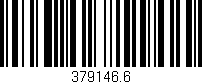 Código de barras (EAN, GTIN, SKU, ISBN): '379146.6'