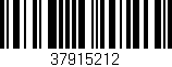 Código de barras (EAN, GTIN, SKU, ISBN): '37915212'