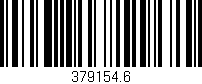 Código de barras (EAN, GTIN, SKU, ISBN): '379154.6'
