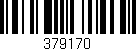 Código de barras (EAN, GTIN, SKU, ISBN): '379170'