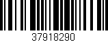 Código de barras (EAN, GTIN, SKU, ISBN): '37918290'