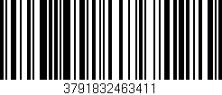 Código de barras (EAN, GTIN, SKU, ISBN): '3791832463411'
