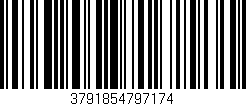 Código de barras (EAN, GTIN, SKU, ISBN): '3791854797174'
