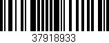 Código de barras (EAN, GTIN, SKU, ISBN): '37918933'