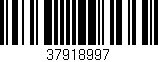 Código de barras (EAN, GTIN, SKU, ISBN): '37918997'