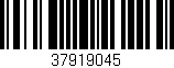 Código de barras (EAN, GTIN, SKU, ISBN): '37919045'