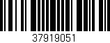 Código de barras (EAN, GTIN, SKU, ISBN): '37919051'