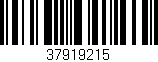 Código de barras (EAN, GTIN, SKU, ISBN): '37919215'