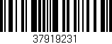 Código de barras (EAN, GTIN, SKU, ISBN): '37919231'