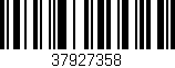 Código de barras (EAN, GTIN, SKU, ISBN): '37927358'