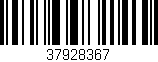 Código de barras (EAN, GTIN, SKU, ISBN): '37928367'
