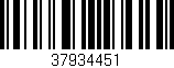 Código de barras (EAN, GTIN, SKU, ISBN): '37934451'