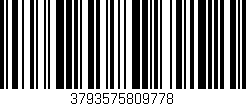 Código de barras (EAN, GTIN, SKU, ISBN): '3793575809778'