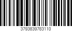 Código de barras (EAN, GTIN, SKU, ISBN): '3793839783110'