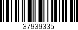 Código de barras (EAN, GTIN, SKU, ISBN): '37939335'