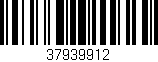 Código de barras (EAN, GTIN, SKU, ISBN): '37939912'
