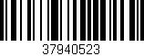 Código de barras (EAN, GTIN, SKU, ISBN): '37940523'
