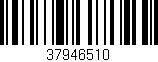Código de barras (EAN, GTIN, SKU, ISBN): '37946510'