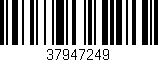 Código de barras (EAN, GTIN, SKU, ISBN): '37947249'