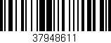 Código de barras (EAN, GTIN, SKU, ISBN): '37948611'