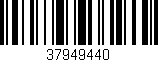 Código de barras (EAN, GTIN, SKU, ISBN): '37949440'