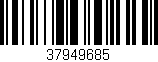 Código de barras (EAN, GTIN, SKU, ISBN): '37949685'