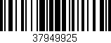 Código de barras (EAN, GTIN, SKU, ISBN): '37949925'