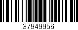 Código de barras (EAN, GTIN, SKU, ISBN): '37949956'