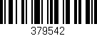 Código de barras (EAN, GTIN, SKU, ISBN): '379542'