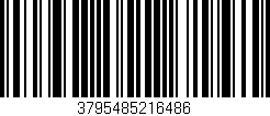 Código de barras (EAN, GTIN, SKU, ISBN): '3795485216486'