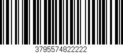 Código de barras (EAN, GTIN, SKU, ISBN): '3795574822222'